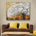 Tree of Life 100% Hand Painted Wall Painting (With outer Floater Frame)